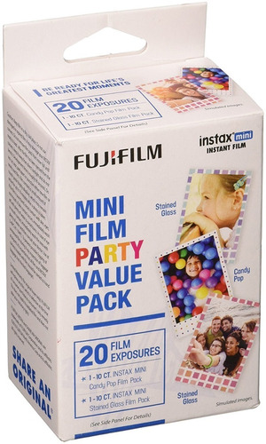 Fujifilm Instax Mini Film Party 20 Fotos Envío Gratis