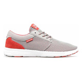 Tenis Supra Hammer Run Grey Red 08128-044 Full