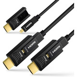 Cable Hdmi De Fibra Optica Dtech De 150 Pies 4k 60hz 18gbps