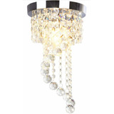 Lámpara Candelabro Colgante Techo Cristal Preciosa Luz E12