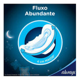 Absorvente Always Noturno 40cm C/ 10 Unid