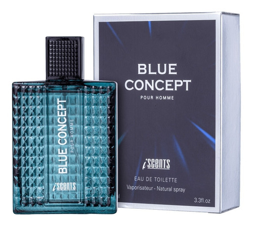 Perfume Masculino Blue Concept Edt 100ml I Scents