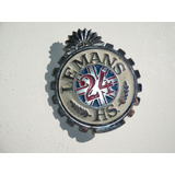 Escudo Insignia Logo Metal 24hs Lemans Importad Parrilla Aut