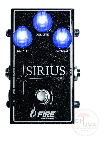 Pedal Fire Sirius Chorus - Fire Custom Shop True Bypass