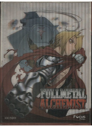 Dvd Fullmetal Alchemist   Volume 1 3 Dvds Capa Holográfica