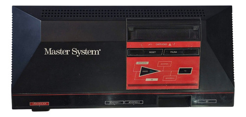 Console Sega Master System 8kb Standard Cor Preto E Vermelho