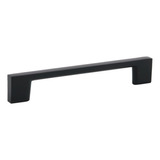 Set 4 Manilla Tirador Forza Puerta Mueble Negro 256mm