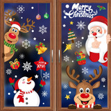 Adhesivos Para Ventanas De Navidad, 256 Piezas, Calcomanías 