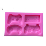 Forma Molde Silicone Biscuit Joystick Controle Vídeo Game