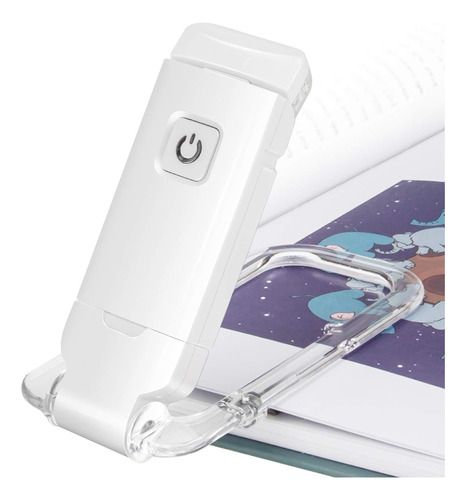 Lampara Clip Lectura Usb Mini Luz Led Recargable Ajustable