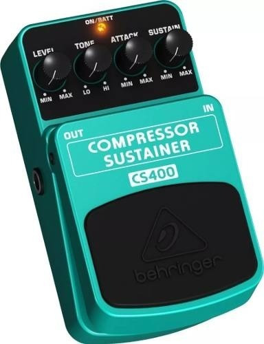 Pedal Behringer Para Guitarra Cs400 Compressor Sustainer 