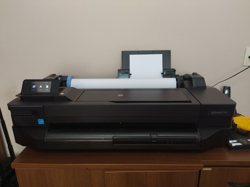 Impressora/plotter Hp T120 - Rolo E Folhas - A1 A2 A3 A4