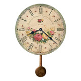 Reloj De Pared Howard Miller Declo - Antiguo Y Redondo Con M