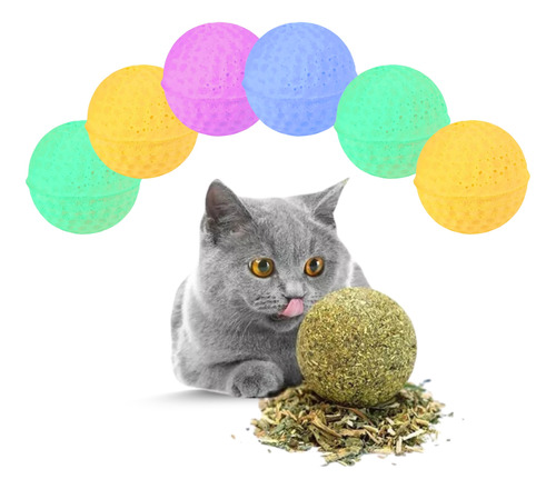 Juguetes Pelotas Gatos Gatitos Colores Diversion Espuma X 6