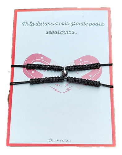 Pulseras Imán Para Parejas Con Hilo Rojo Regalo Aniversario