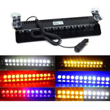 1 X Estroboscodes Led Police Federal Luz De Alerta 12 Led