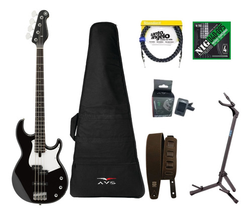 Contra Baixo 4 Cordas Yamaha Bb234 Passivo + Kit