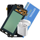 Tela Touch Display Lcd Para Ga!axv J700 2015 Frontal + Fone!