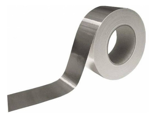 Cinta De Aluminio Autoadhesivo  48 Mm X  50 Mts Pack X 5