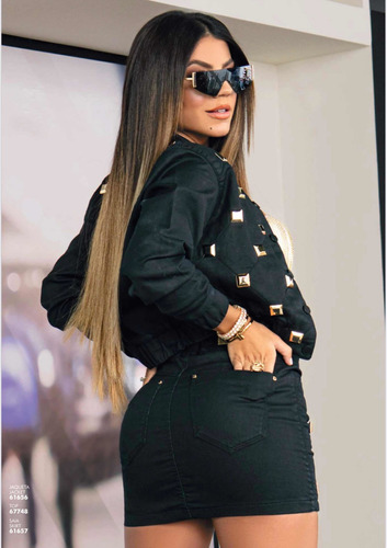 Jaqueta Bomber Feminina Pitbull Jeans Ref 61656