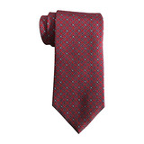 Corbata Roja Con Estampado Geométrico Irregular Brooks Broth