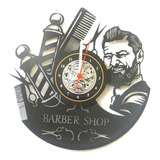 Relógio Parede, Barbeiro,vinil, Barber, Barbearia, Decoração