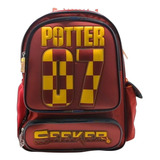 Mochila Cresko 16 Espalda Harry Potter 07 Color Bordó Diseño De La Tela Estampado