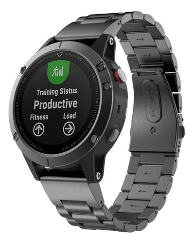 Para Correa De Reloj De Acero Inoxidable Garmin Fenix 5s