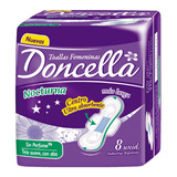 10 Doncella Toalla Pocket Nocturna X 8