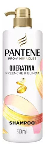  Shampoo Queratina Preenche & Blinda 510ml Pantene