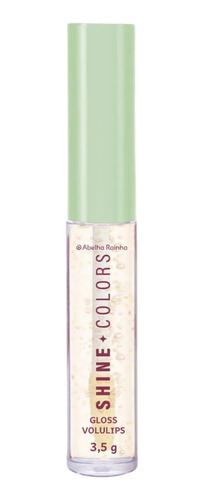 Batom Gloss Volulips Folhas Douradas Abelha Rainha 3,5g