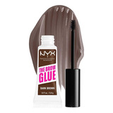 Nyx Professional The Brow Glue Gel De Cejas Dark Brown, 5g