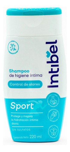 Intibel Shampoo De Higiene Intima Sport Uso Diario 220 M