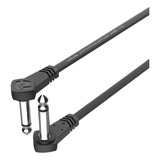 Cable Interpedal Guitarra Bajo Flat Roxtone 20 Cm