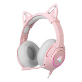 Aimzone Cat Ear Gaming Headset Cancelación De Ruido, M...