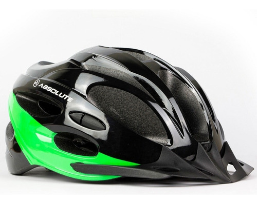 Capacete De Ciclismo Absolute Nero Preto/verde G