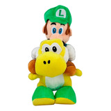 Little Buddy Nintendo Peluche: Luigi Riding Yoshi 8 Pulgadas