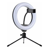 Iluminador Led 20cm Suporte Usb Luz Celular Foto Filmagens