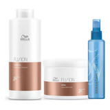 Kit Fusion Sh 1000ml + Masc 500ml + Shine Define 200ml