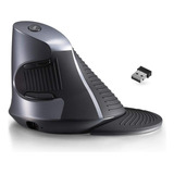 Mouse Ergonómico Inalámbrico Delux, Vertical Recargable De 2