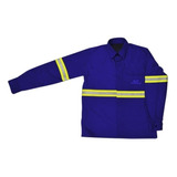 Camisa Nr10 Anti-chama Arco Elétrico Azul Risco 2 Guardiandx