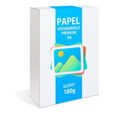 Papel Fotográfico Premium A4 Glossy 180g 50 Folhas Atacado