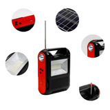 Lampara Solar Led Con Bocina, Musical Bluetooth Y Radio
