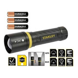 Linterna Led Stanley Aluminio 350l 220m Foco Ajustable 65406 Color De La Luz Negro