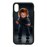 Funda Protector Para iPhone Chucky Hockey Terror Miedo