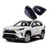 Moldura Fibra De Carbono Espejos Laterales Rav4 2019 Al 2021