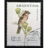 Argentina Aves, Sello Gj 1244 Chingolo 1962 Usado L14248