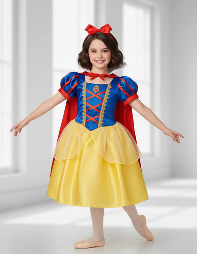 Vestido Princesa Infantil Menina Linda Criança Rainha Barato | Frete grátis