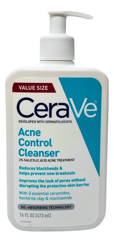 Cerave Acne Control Cleanser Limpiador Facial 473ml