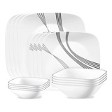 Corelle Urban Arc 16 Piezas, Servicio Para 4, Juego De Vajil